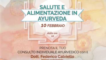 NOVITÀ : Salute e alimentazione in AYURVEDA